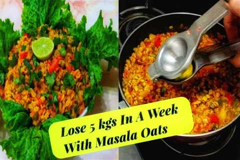 Masala Oats Recipe For Weightloss|Vegetable Oats Daila Recipe In Hindi #breakfastlunch
