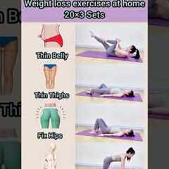 weight loss exercises at home#yoga #bellyfatloss #fitnessroutine #short