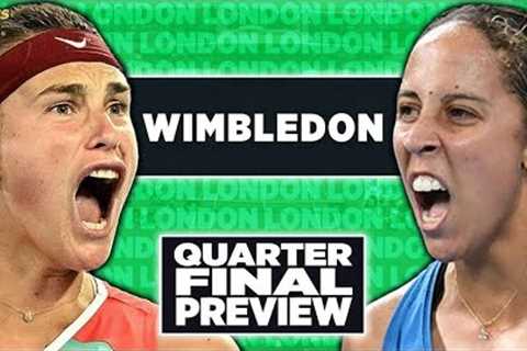 Sabalenka vs Keys | Wimbledon 2023 Quarter Final | Tennis Talk Preview