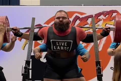 Daniel Bell Reveals Injury Suffered During 425-Kilogram (937-Pound) Squat