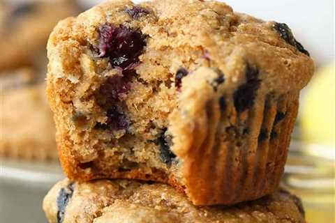 Healthy Blueberry Muffins