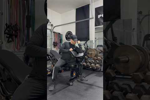 Commercial Gym Quality Workout In A Home Gym #homegym #garagegym #powertec