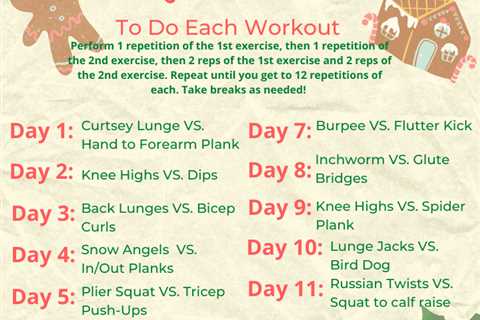 Fitness for Women Over 50: 12 Days of Fitmas Holiday Workout